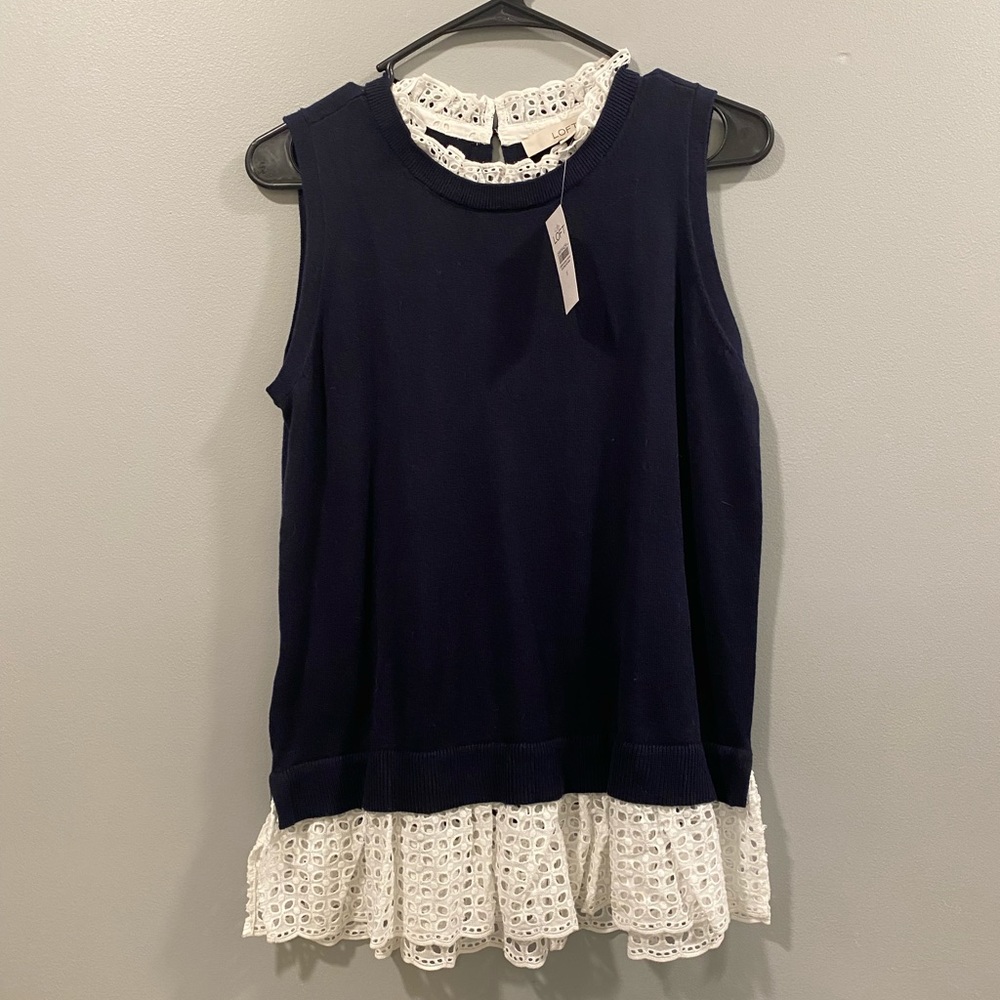LOFT Sleeveless Knit Top